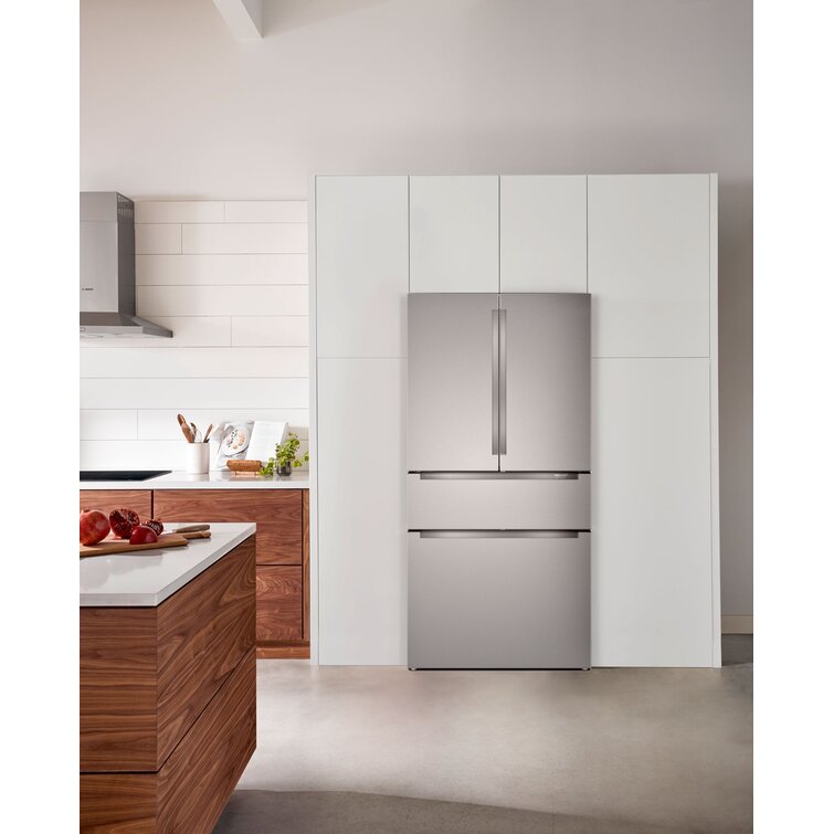 800 Series 20.5 cu. ft. Smart Energy Star Counter Depth French Door Refrigerator with FlexBar